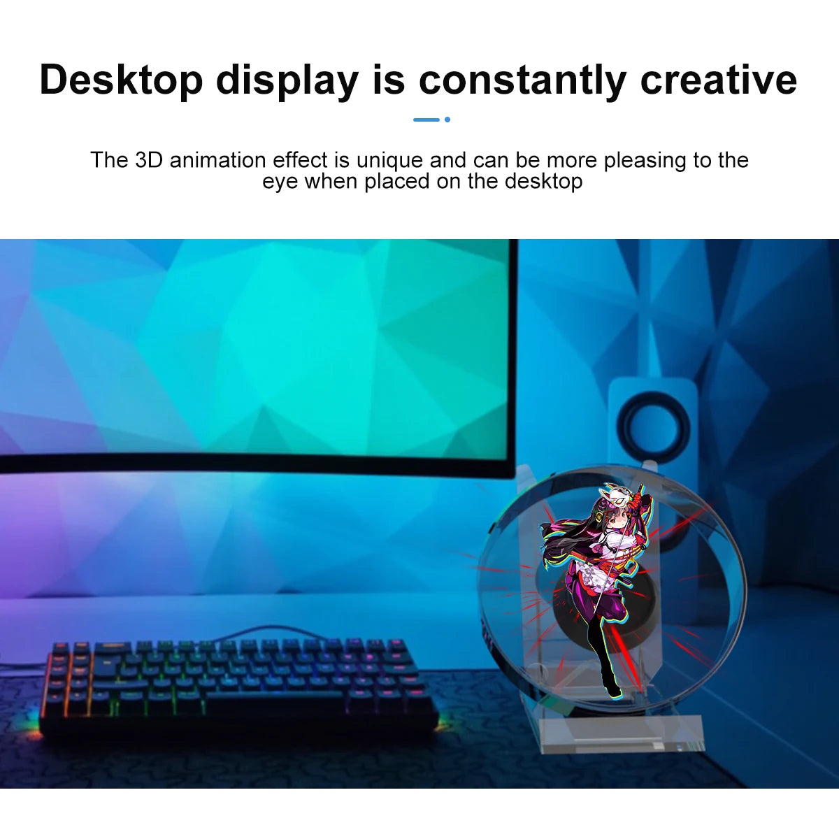 PixiFan™ - Holographic Fan With Images